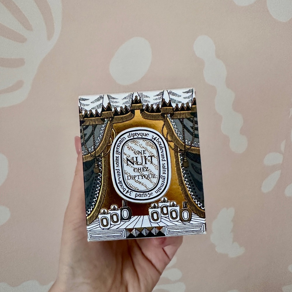 NWT Diptyque Une Nuit Chez Diptyque Limited Edition Candle, Travel Size
